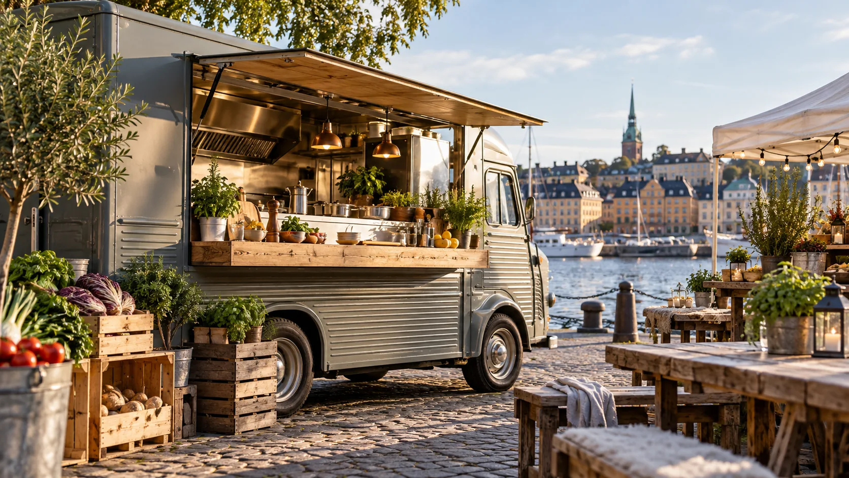 Illustrativ miljö: Foodtruck