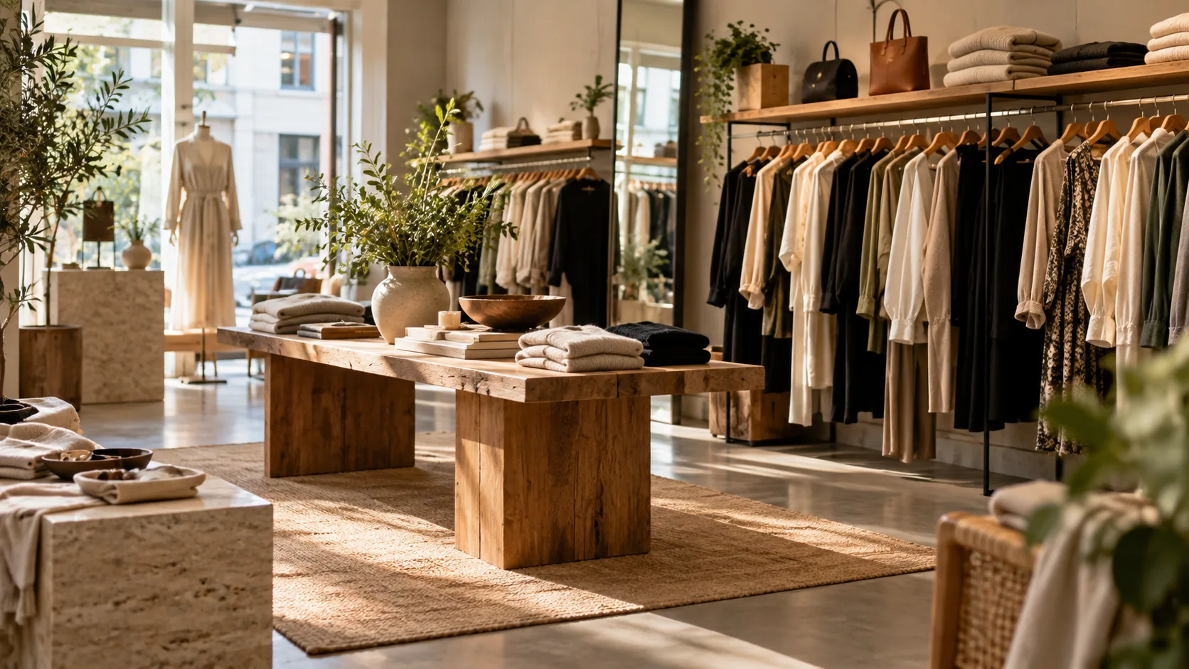 Illustrativ miljö: Klädbutik