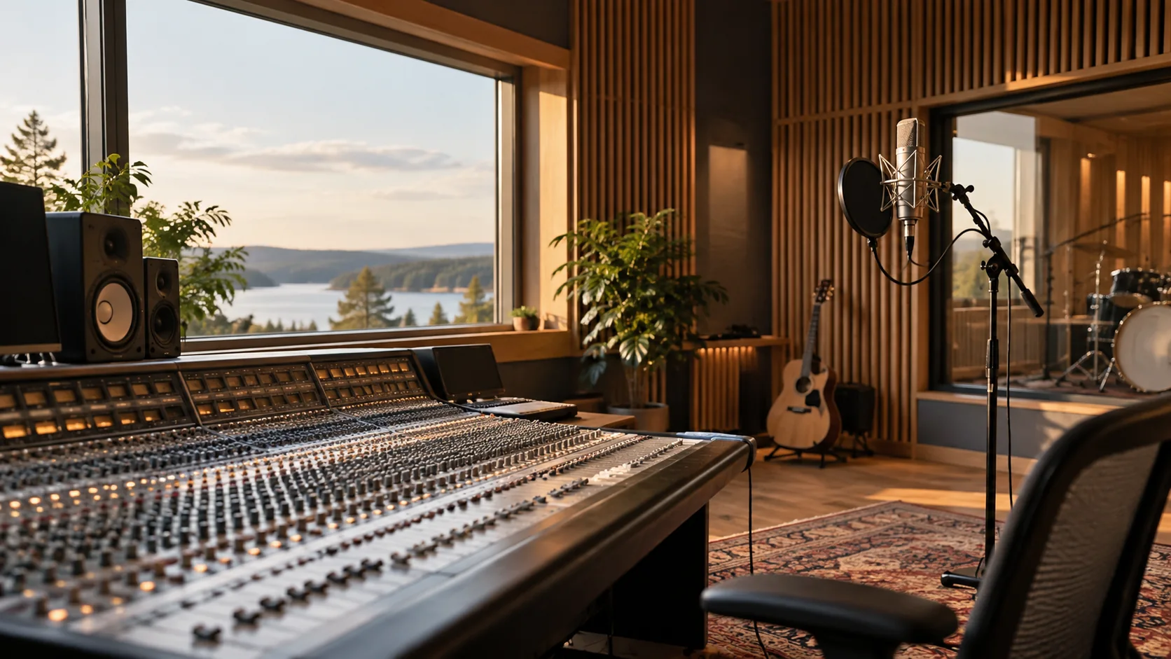 Illustrativ miljö: Ljudstudio
