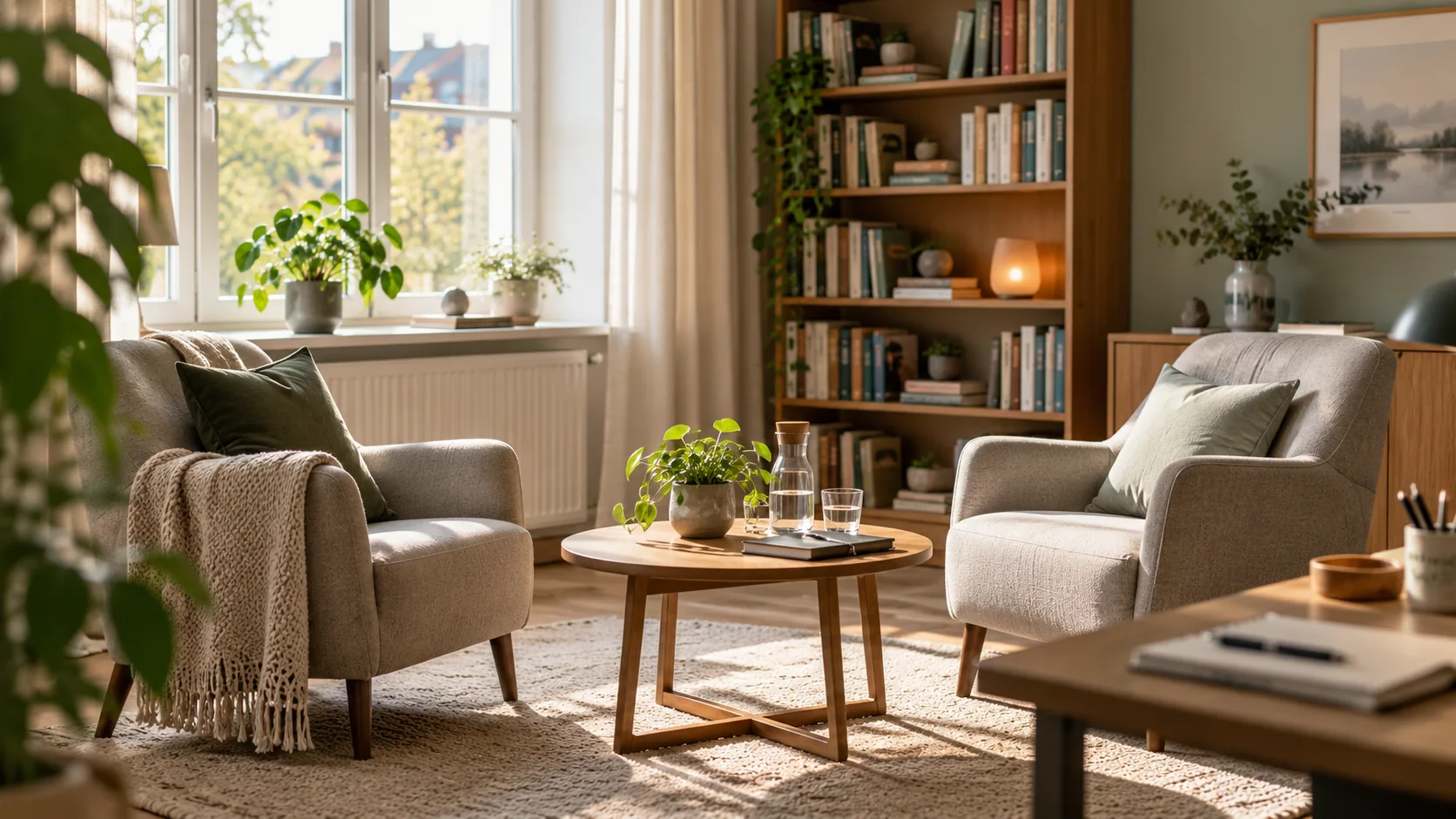 Illustrativ miljö: Psykologmottagning