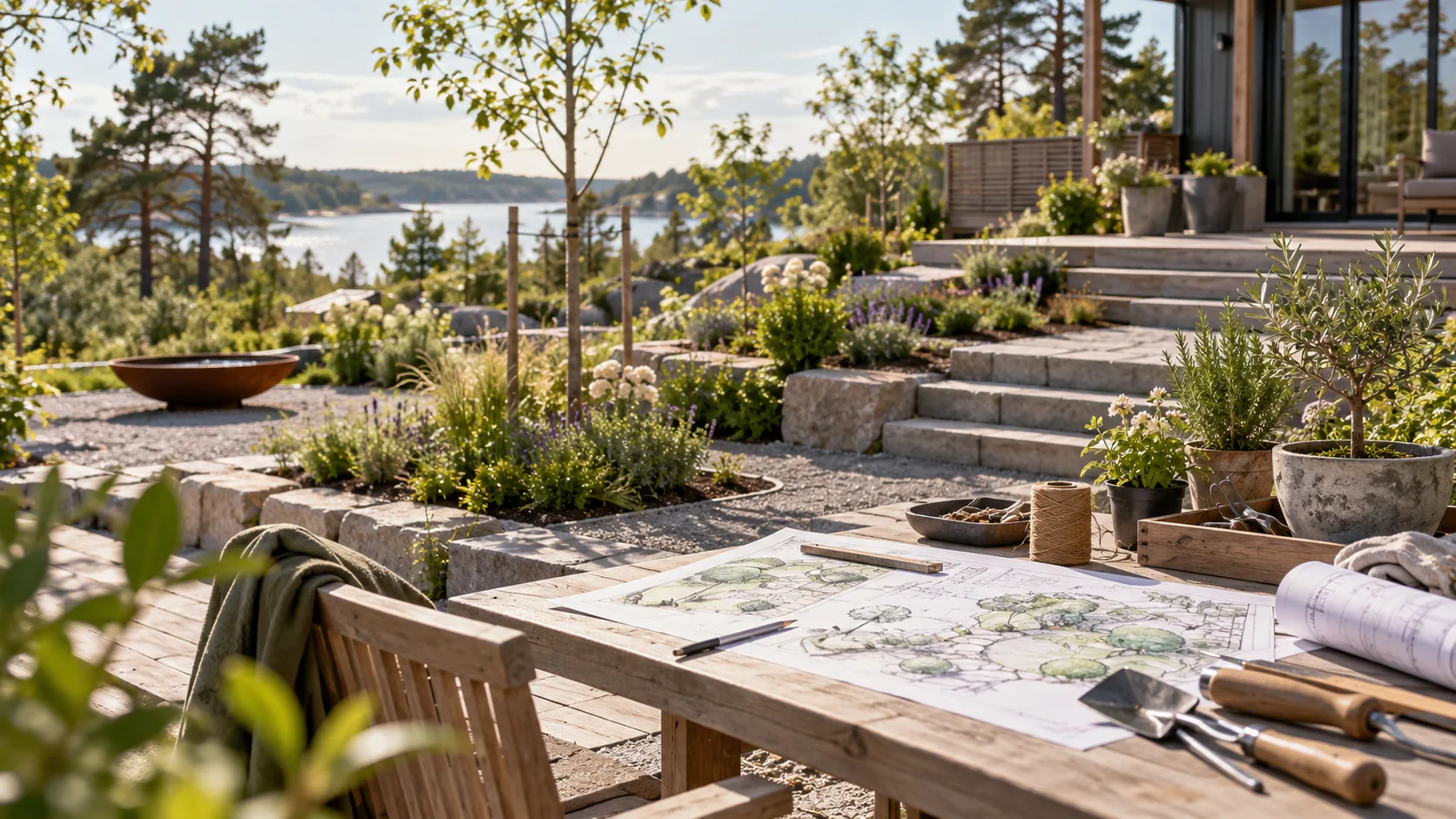 Illustrativ miljö: Trädgårdsanläggning